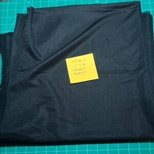 Black Sheer Fabric 1.5m x 1.5m